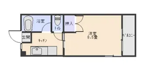 メゾン黒木【4階】の間取り