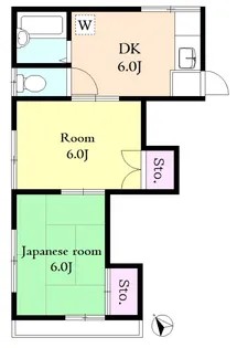 サンフラワー東山【2階】の間取り