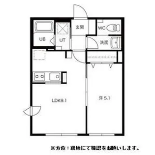 フェリーチェ琴似【3階】の間取り