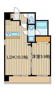 1LDKの間取り画像