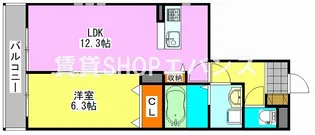 ファビュラス・ヴェルム【1階】の間取り