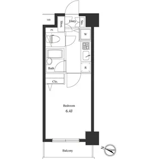 ヴェルト西巣鴨【13階】の間取り