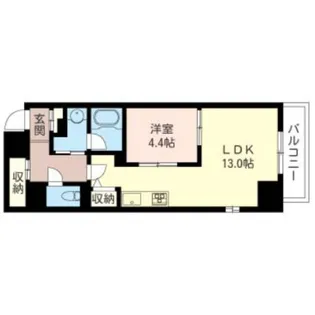 LE NORD YOKOHAMA【2階】の間取り