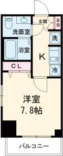 MAXIV一之江【4階】の間取り