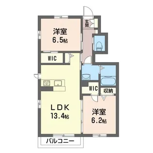 アイエーデル II【1階】の間取り