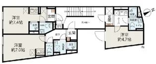 axia tokiwadai【3階】の間取り