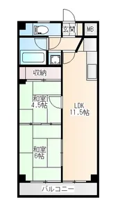 宮城県仙台市青葉区錦町1【マンション】の間取り