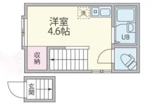 レジデンス高田馬場【2階】の間取り