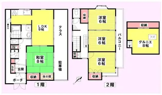 東京都杉並区和泉2【一戸建】の間取り