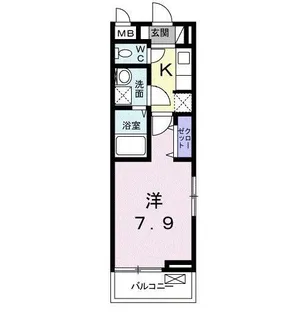 フランガーデン【3階】の間取り