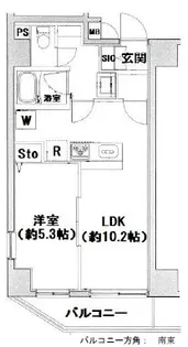 プレール・ドゥーク浅草IV【2階】の間取り