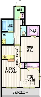 仮称 王禅寺西7丁目メゾン【2階】の間取り