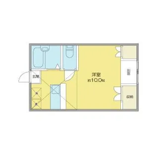 プレジール紫竹山【2階】の間取り