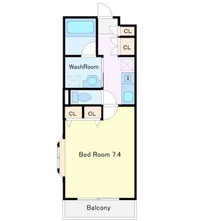 東京都調布市緑ケ丘1【マンション】の間取り
