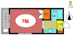 Tハイツセブン【2階】の間取り
