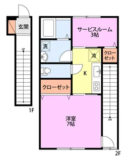 新潟県新潟市東区大形本町3【アパート】の間取り