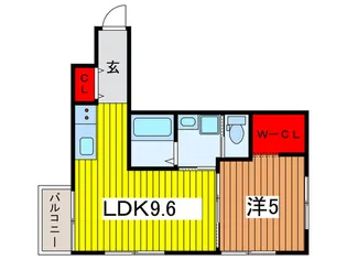 埼玉県さいたま市浦和区本太1【アパート】の間取り
