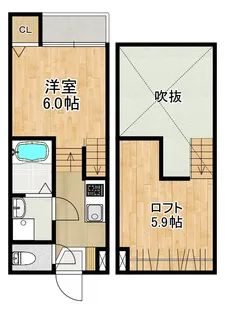 MODERN PALAZZO MATSUYAMA【2階】の間取り