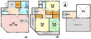 東京都江戸川区北小岩8【一戸建】の間取り