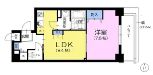 ボヌール北町【4階】の間取り