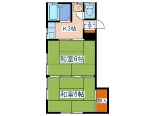 コーポ楓【2階】の間取り