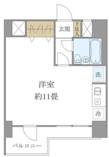 プラス・ワン横浜【8階】の間取り