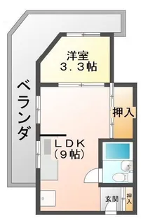 ペシュ七番館【5階】の間取り