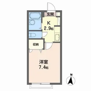 ヴィラ・ルネサンス【2階】の間取り