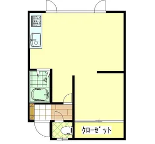 ジュネスJUN【1階】の間取り