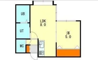 パークハイツOM2-2【2階】の間取り