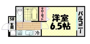 HOPECITY天神橋【3階】の間取り