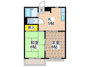ファミ-ル港南【2階】の間取り
