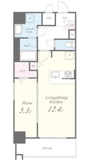 パークゲート栄白川【6階】の間取り