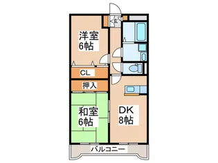 サンシティー赤池【6階】の間取り