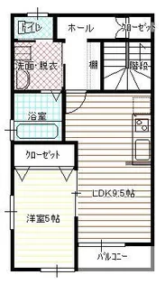 WARM【2階】の間取り