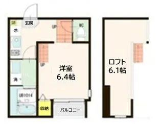 T’sメゾン台原【2階】の間取り