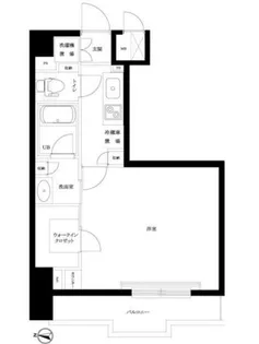 ルーブル明大前【3階】の間取り