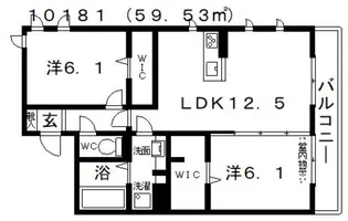 ドエルエミネンス輝【2階】の間取り