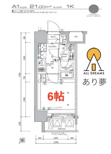 SYFORME KANNAI【6階】の間取り