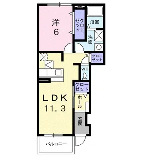 アルテーリア【1階】の間取り