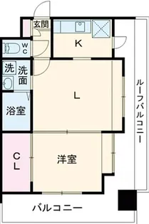 エステート・モア・天神サクセス【15階】の間取り