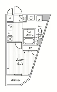 ストリーム多摩川【2階】の間取り