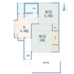 渚アパート【1階】の間取り