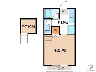 アルフ21【2階】の間取り