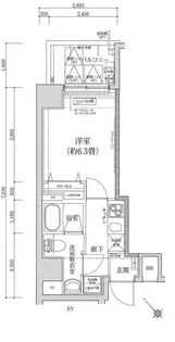 ティモーネグランデ横浜ノース【2階】の間取り