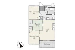 グランドメゾン唐津【4階】の間取り