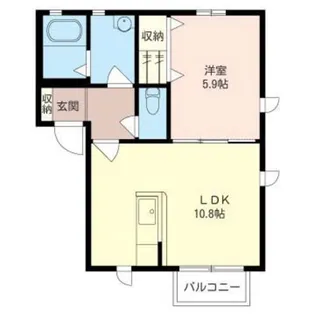 サンドミール【2階】の間取り