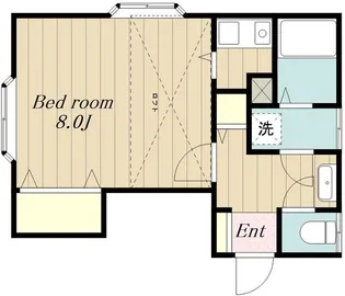 コーポ滝澤相模大野【2階】の間取り
