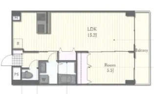 ブルックサイド水天宮前【5階】の間取り