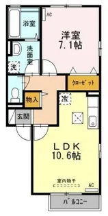 ルミエール・K【2階】の間取り